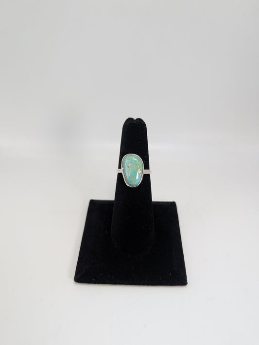 Cripple Creek Colorado Turquoise RIng .925 Silver