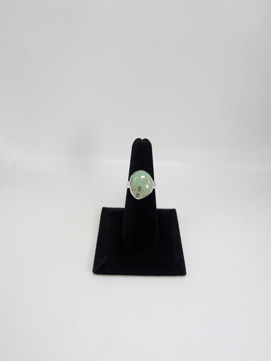 Cripple Creek Colorado Turquoise RIng .925 Silver