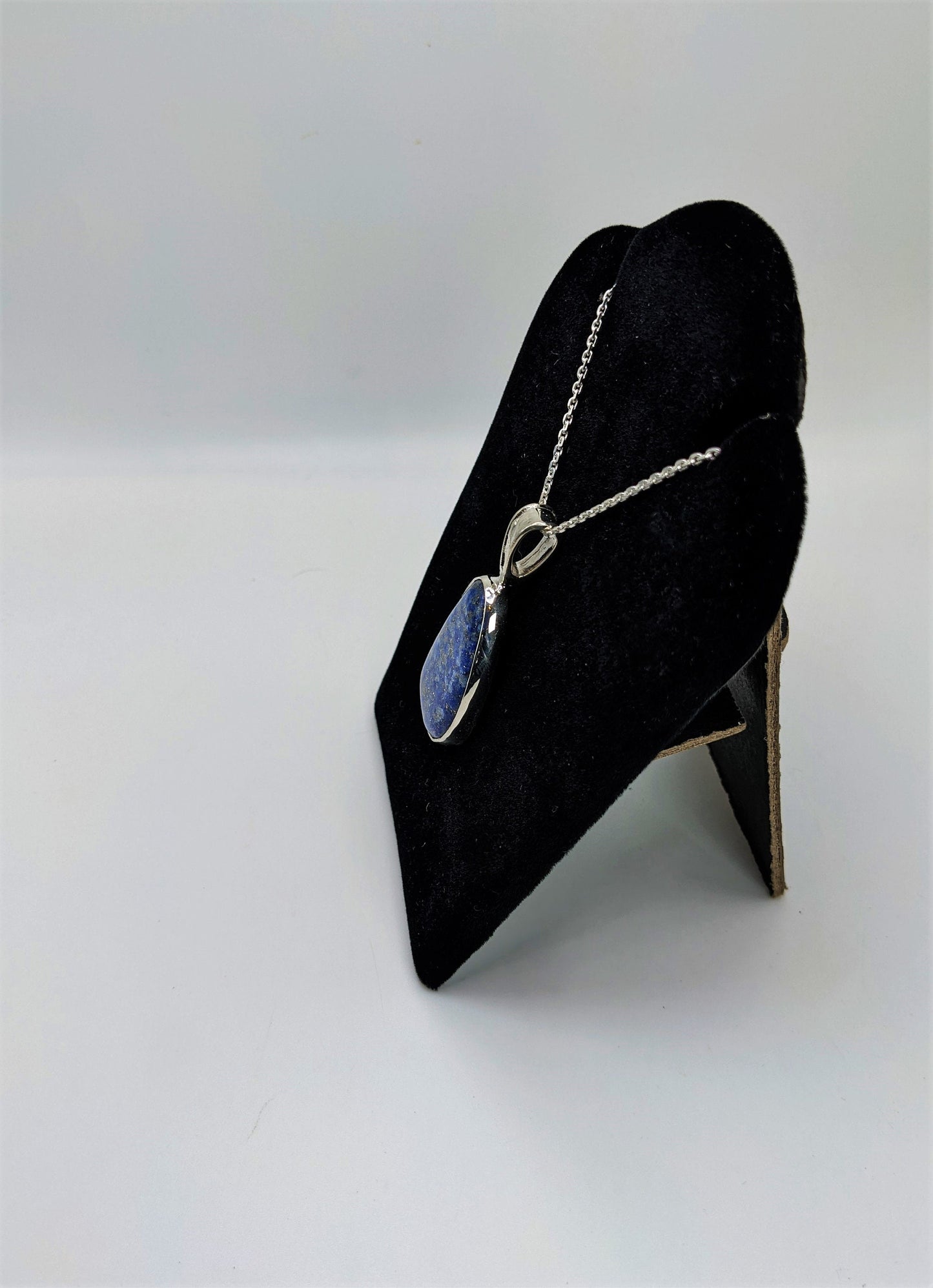 Lapis Lazuli Set In Silver .925 Pendant, Lapis Pendant