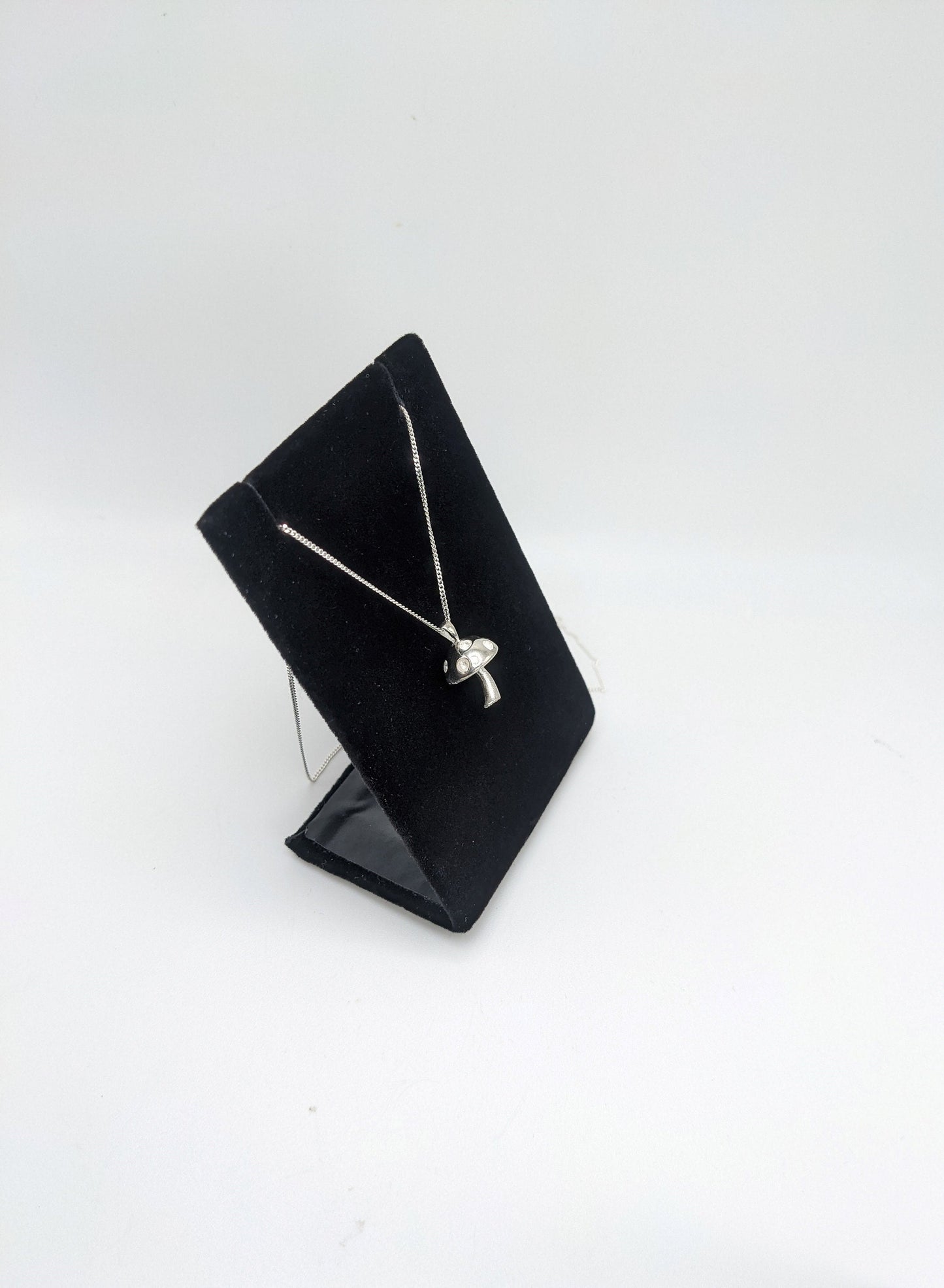 Mushroom Pendant .925 Silver