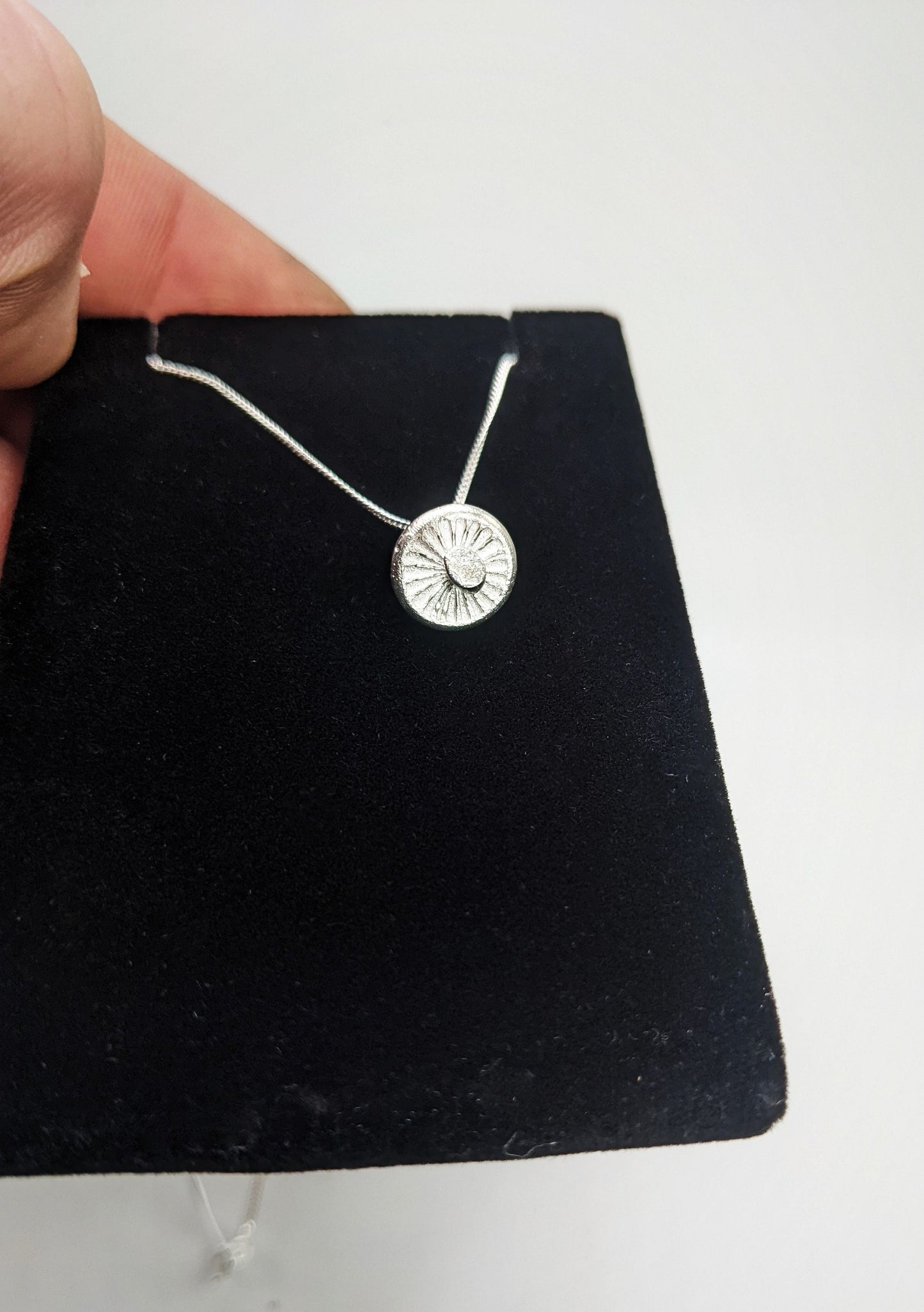 Mushroom Pendant .925 Silver