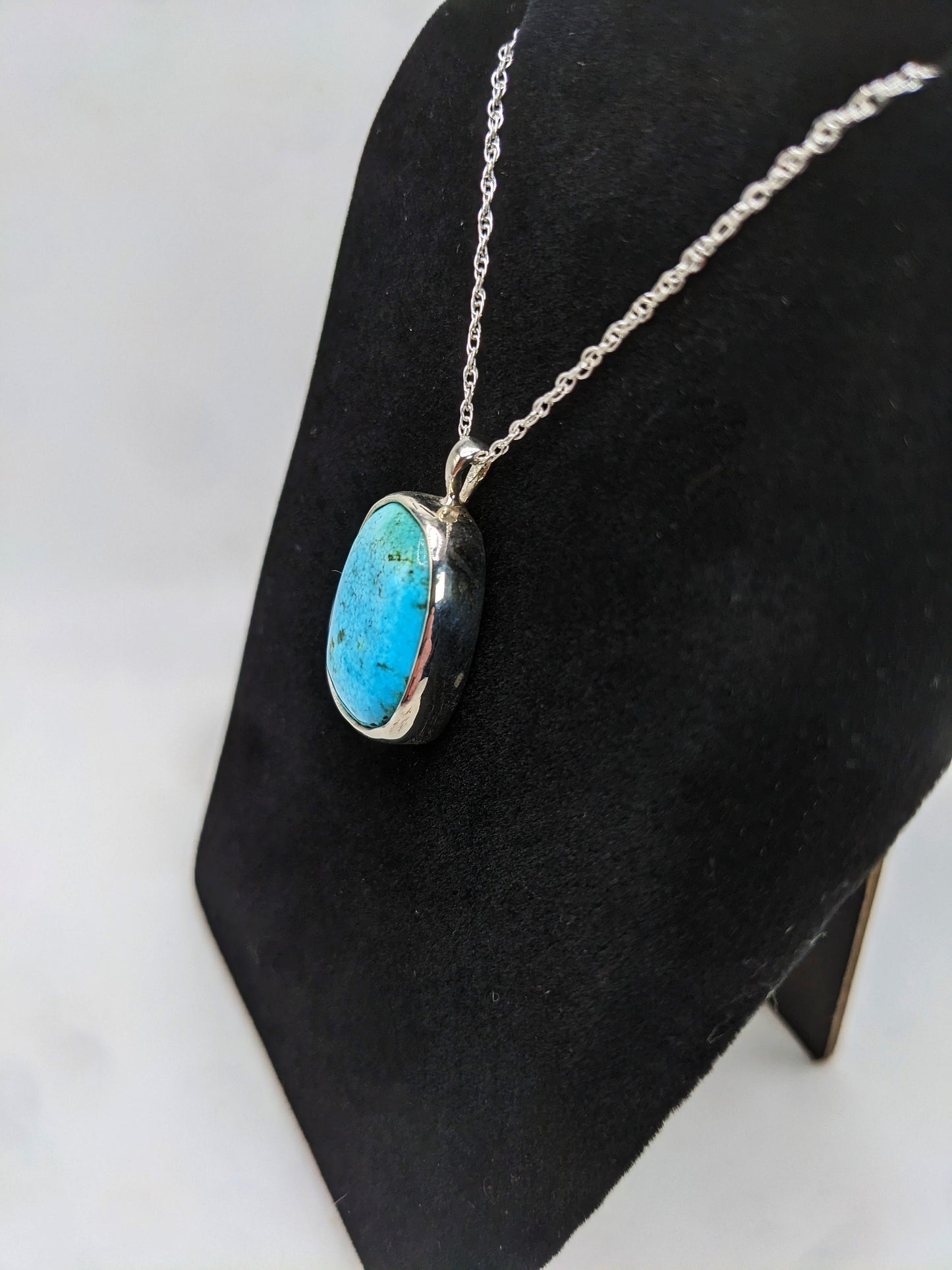 Patagonia Turquoise Pendant .925 Silver