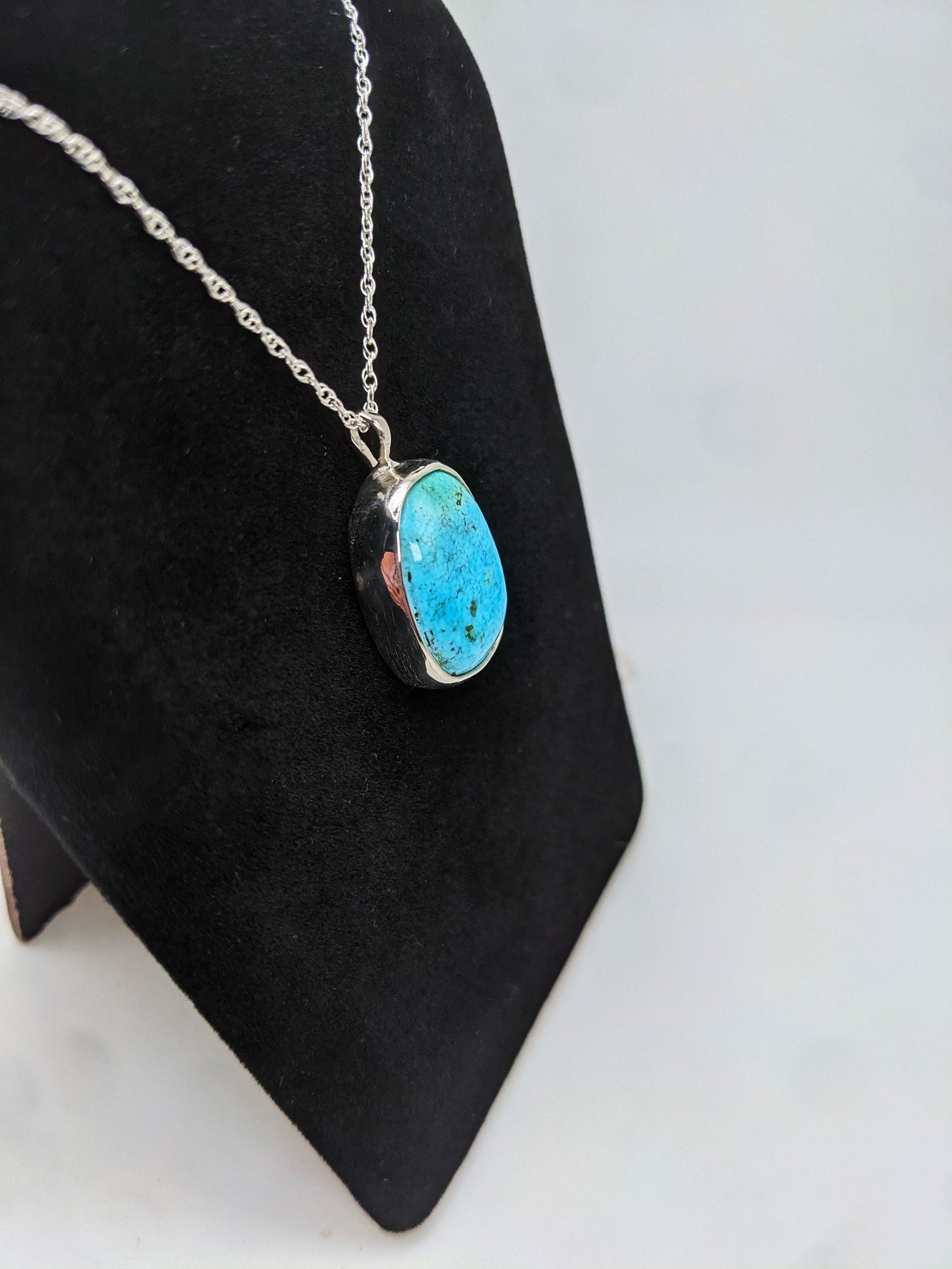 Patagonia Turquoise Pendant .925 Silver