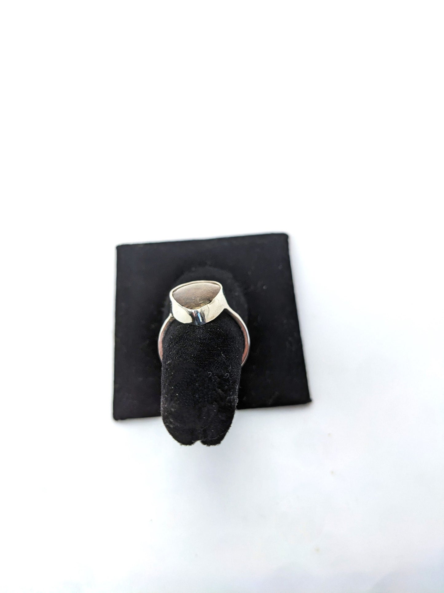 Opal Ammolite Ring .925 Silver