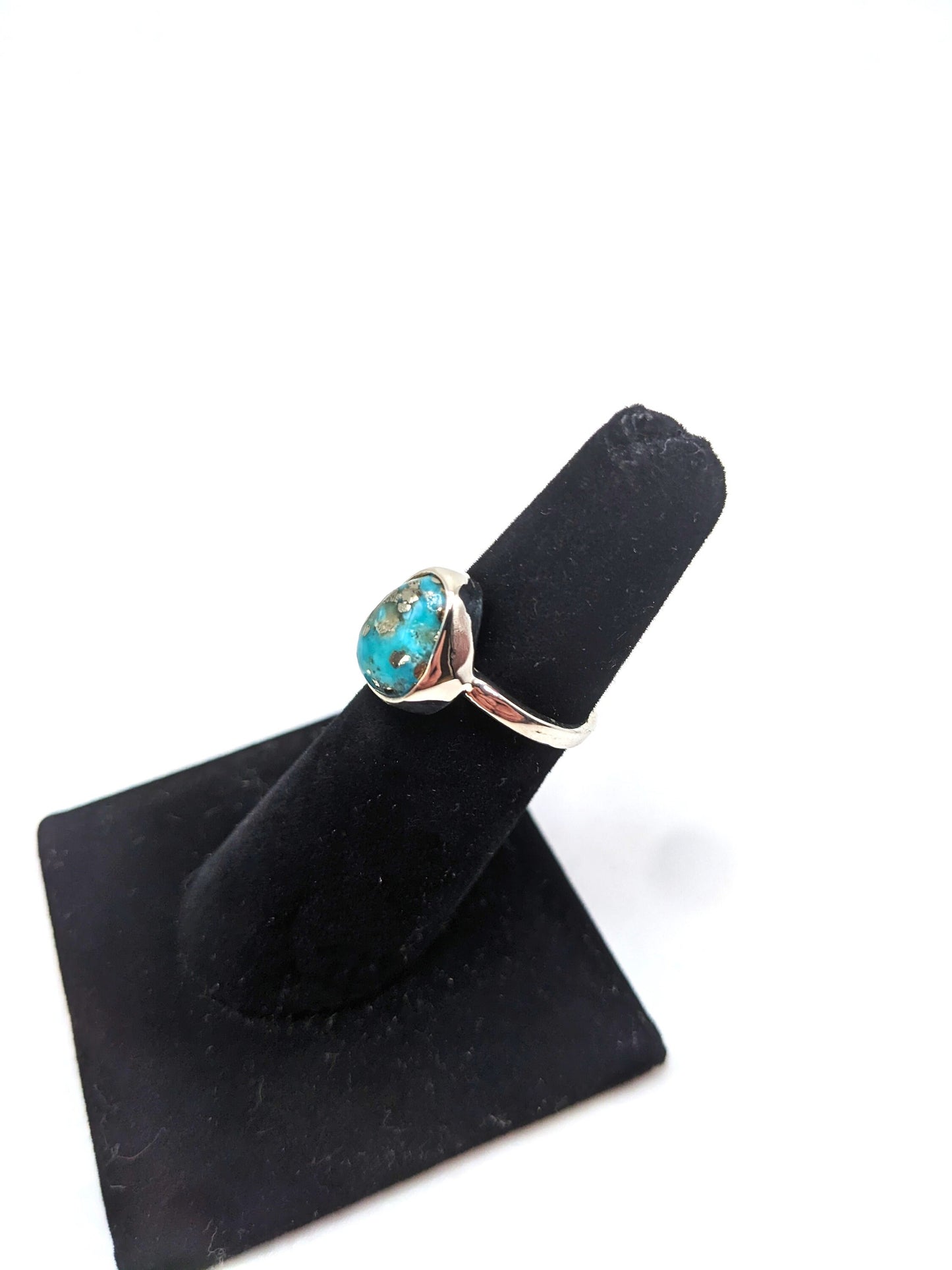 Sonora Gold Turquoise Ring .925 Silver