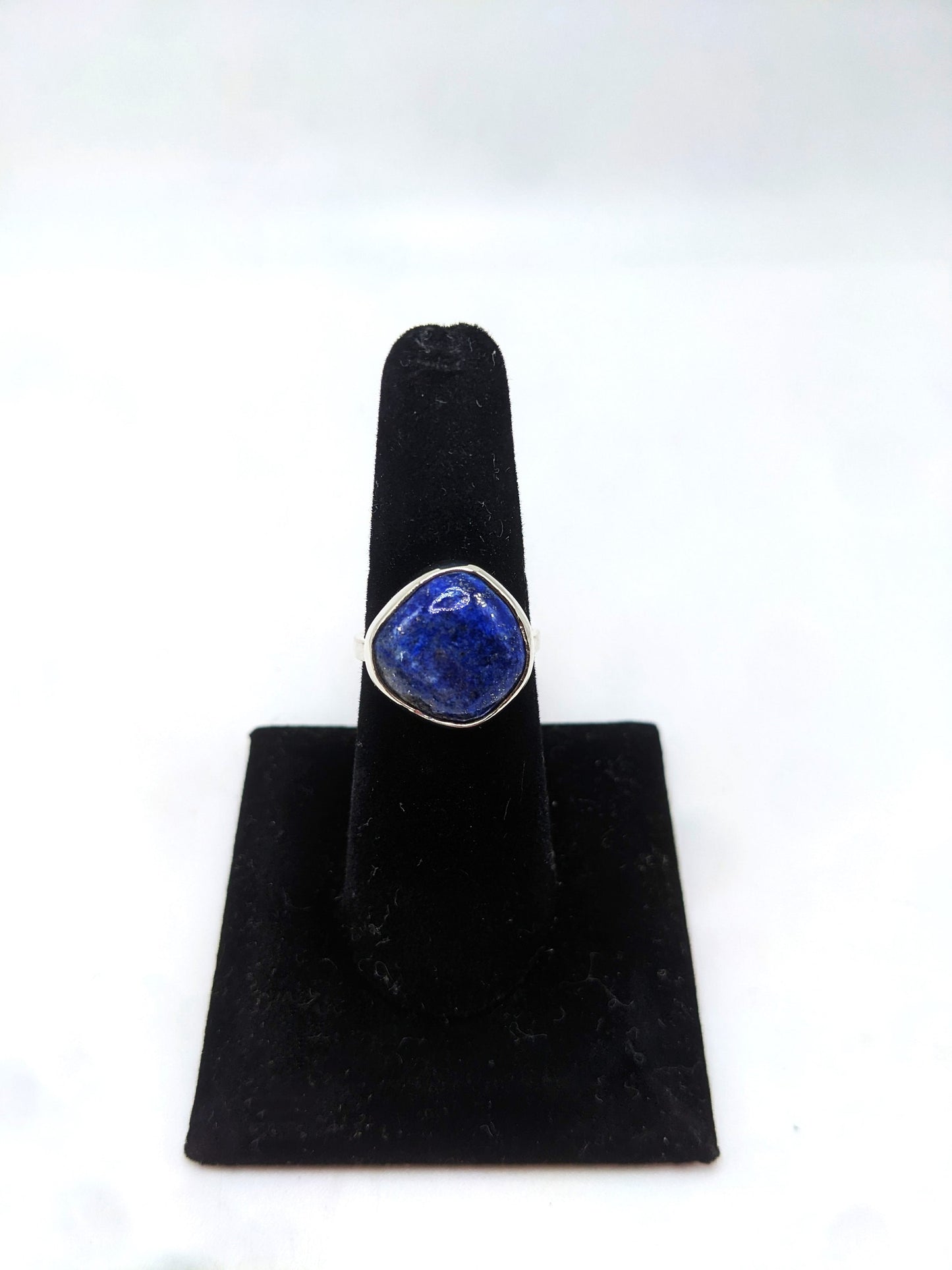 Lapis Lazuli Statement Ring .925 Silver