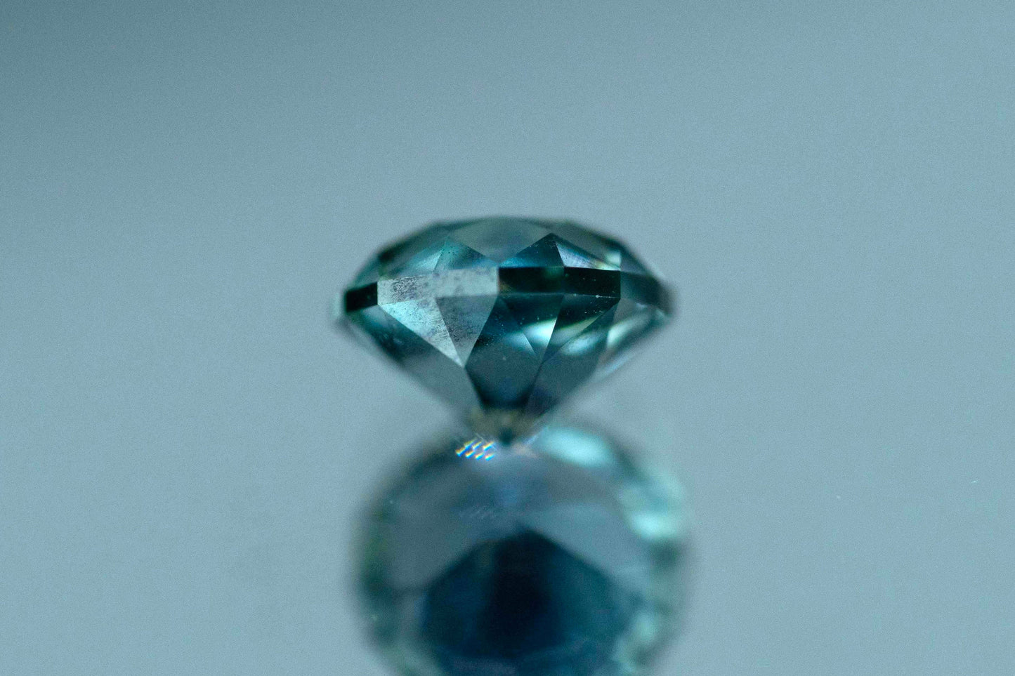 1.3ct Montana Sapphire Blue Faceted Gemstone