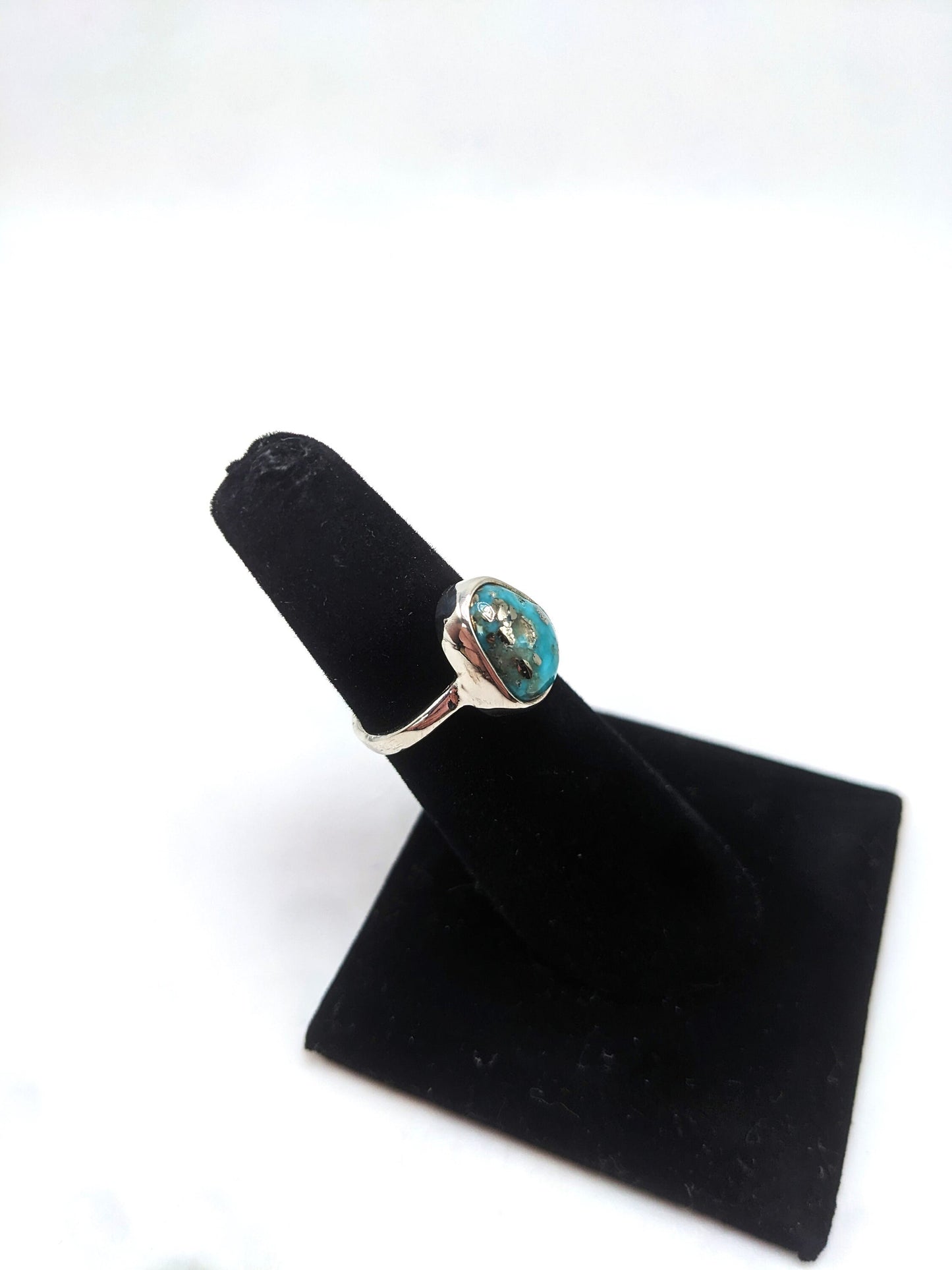 Sonora Gold Turquoise Ring .925 Silver