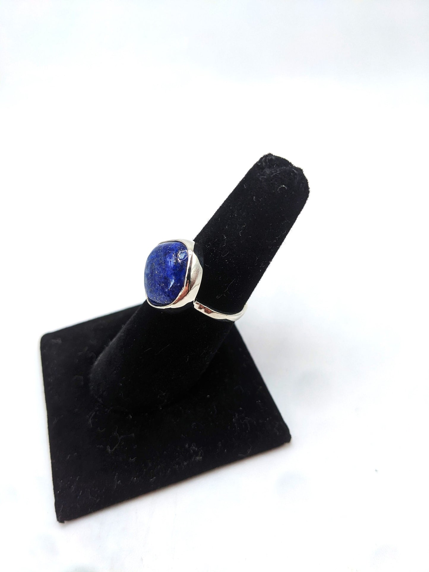 Lapis Lazuli Statement Ring .925 Silver
