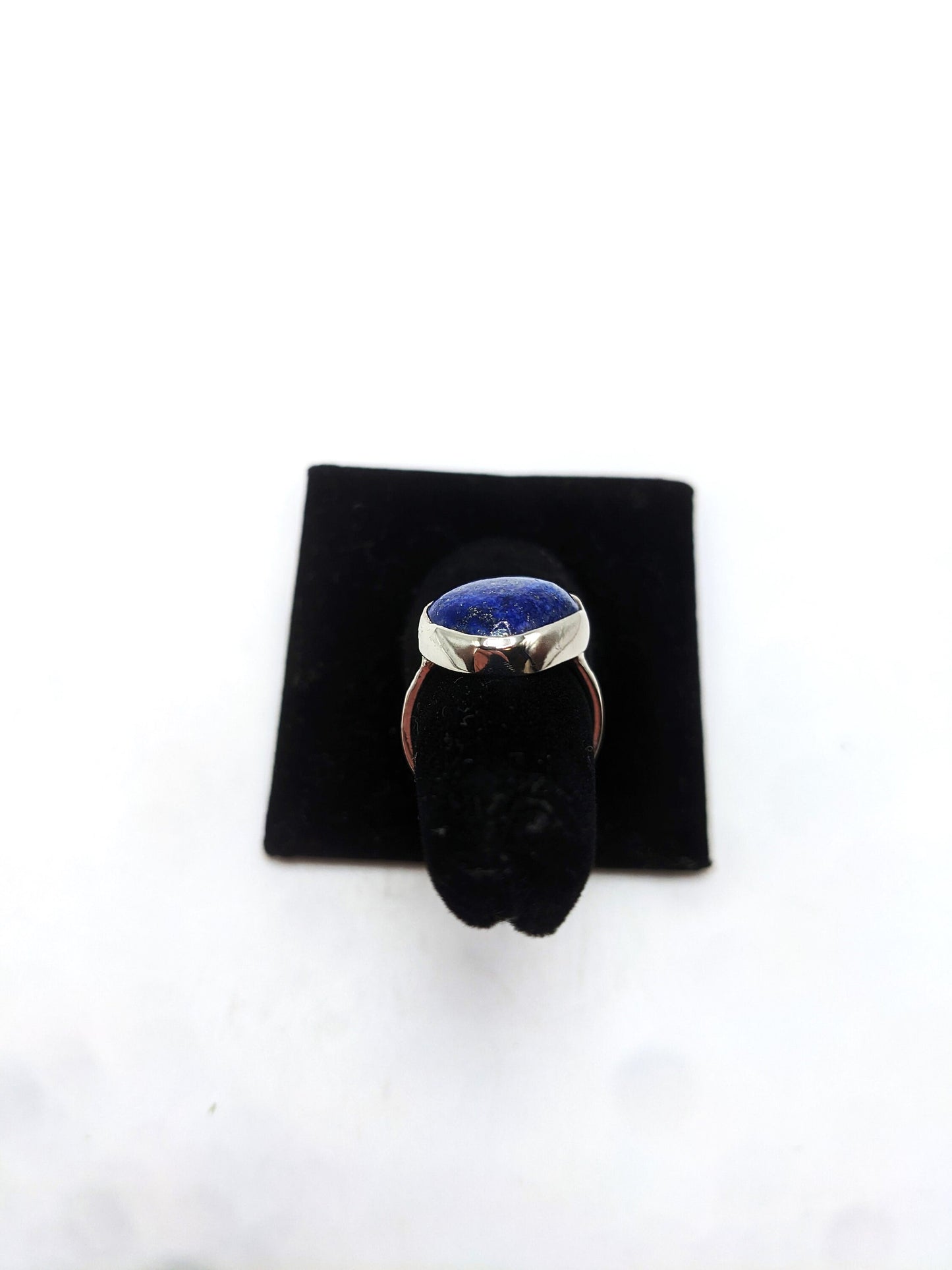 Lapis Lazuli Statement Ring .925 Silver