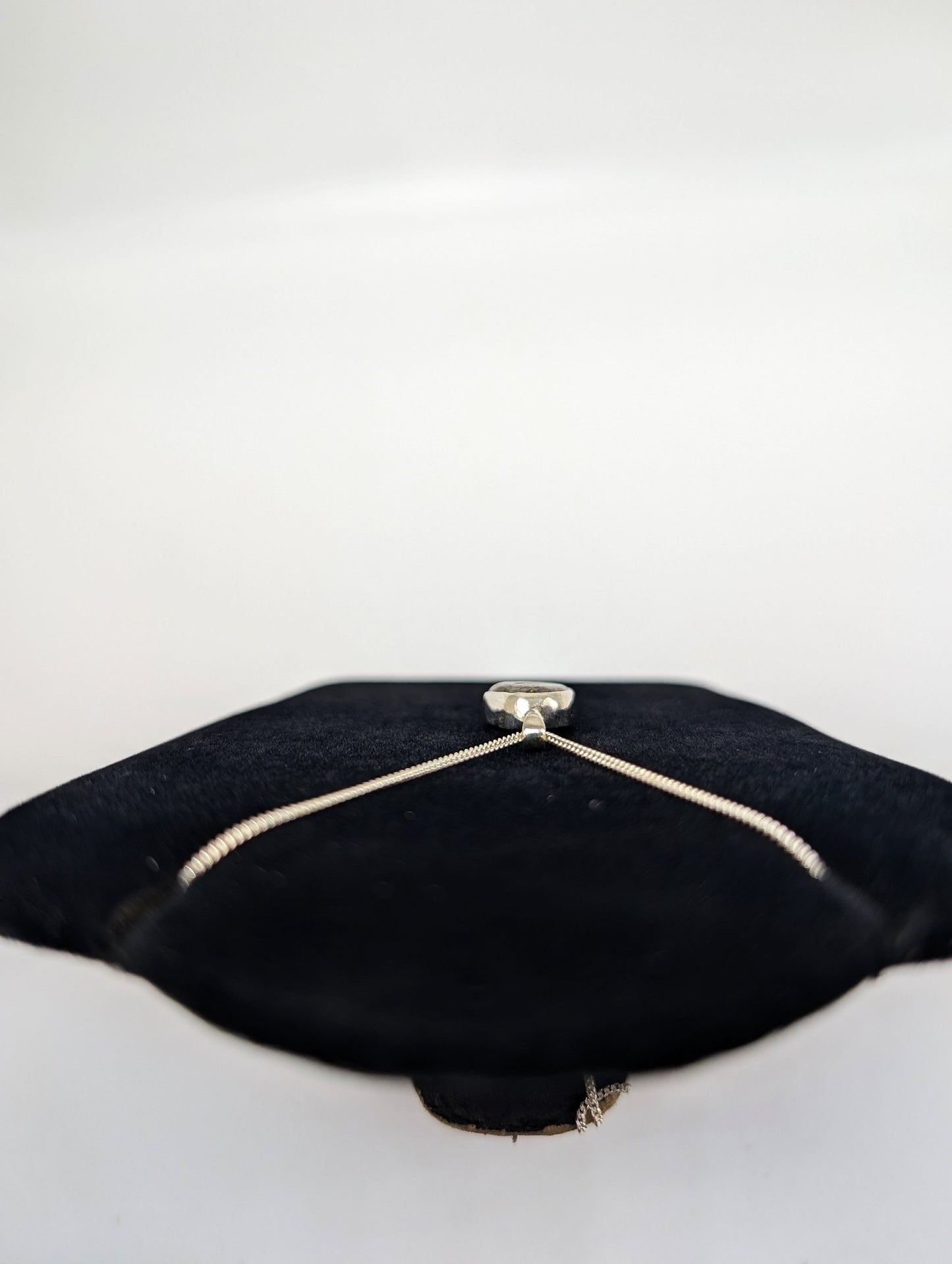 Andamooka Opal Silver Pendant