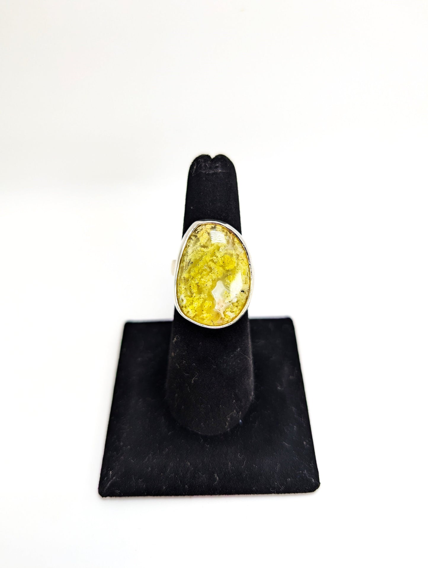 Colorado Moss Agate Silver Ring