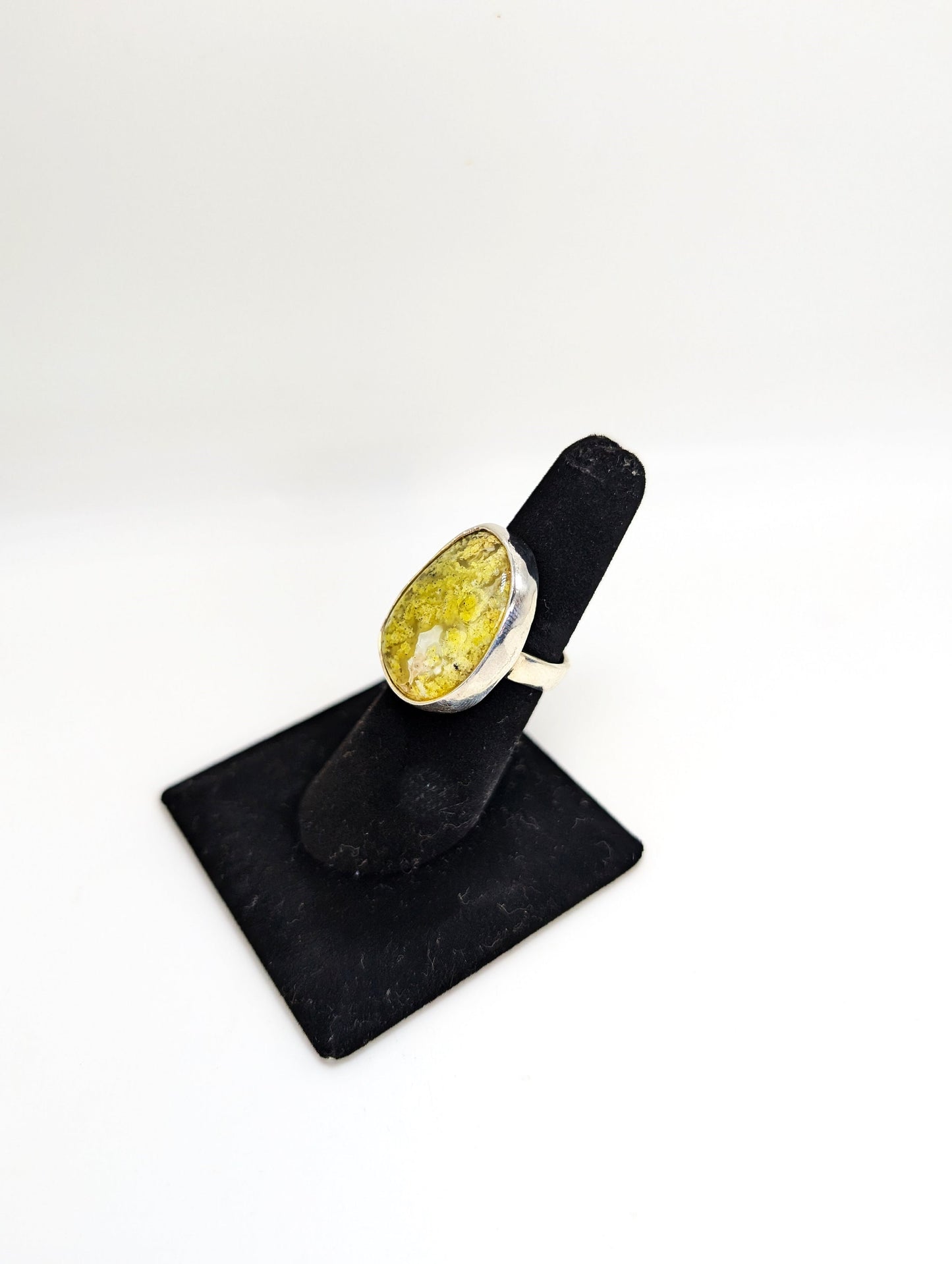 Colorado Moss Agate Silver Ring