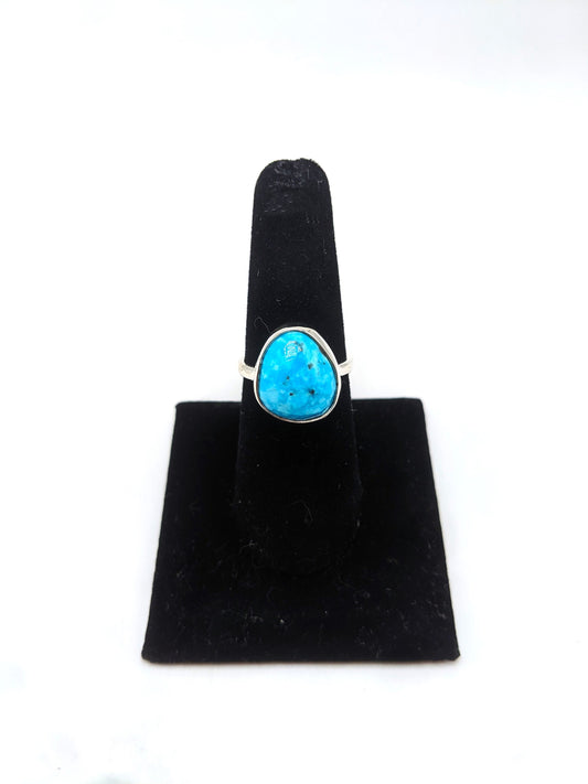 Nacozari Turquoise Statement Ring .925 Silver