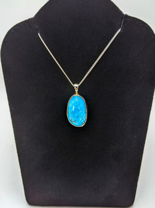 Nacozari Turquoise Pendant .825 Silver