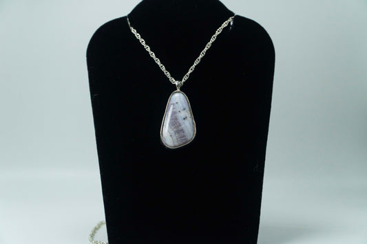 Colorado Sowbelly Agate Pendant .925 Silver