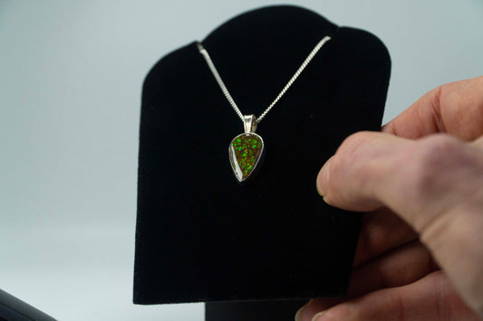 Ammolite .925 Silver Pendant