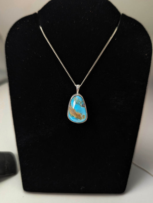 Santa Rita Turquoise .925 Silver Pendant