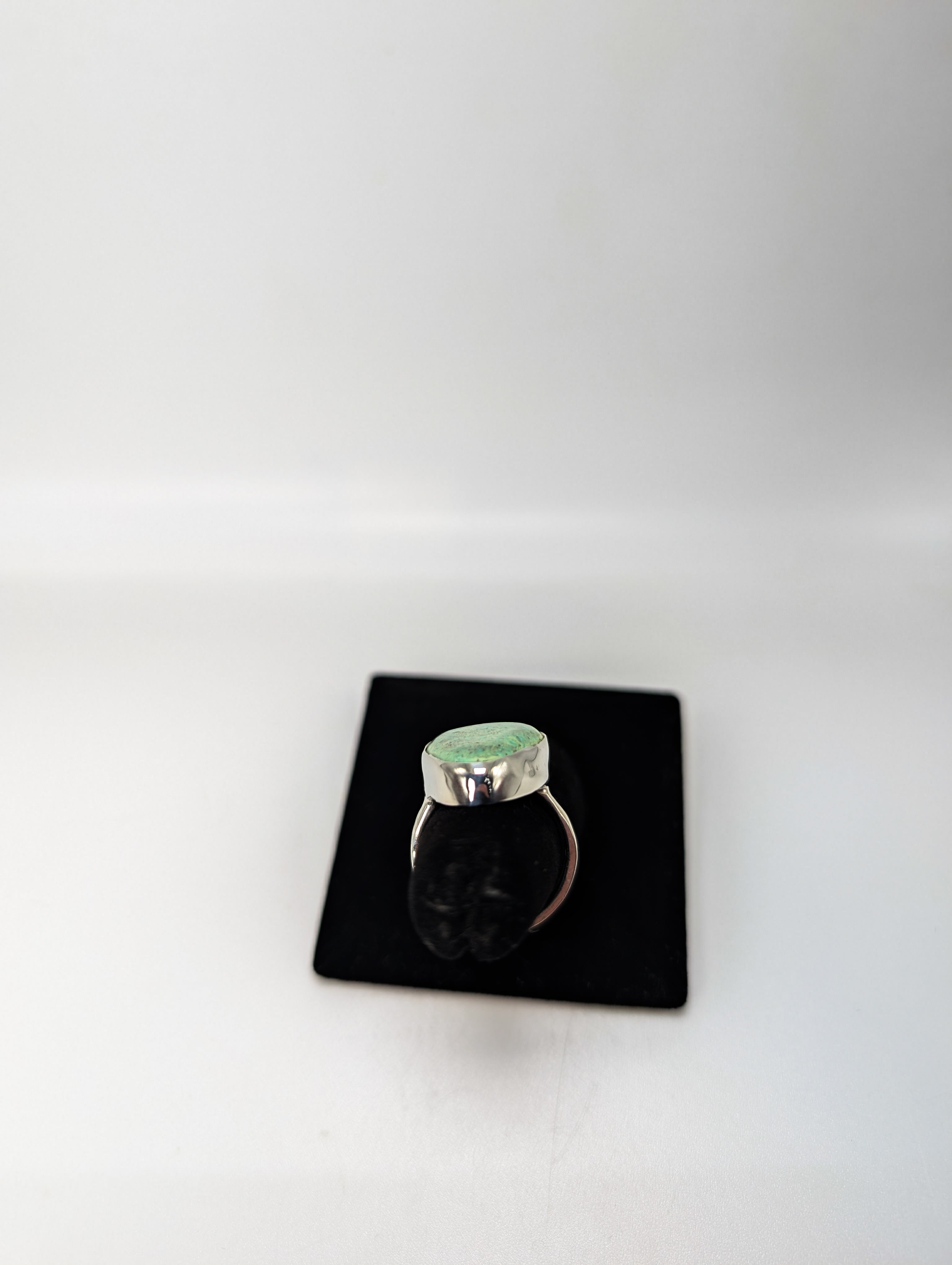 Cripple Creek Colorado Turquoise RIng .925 Silver