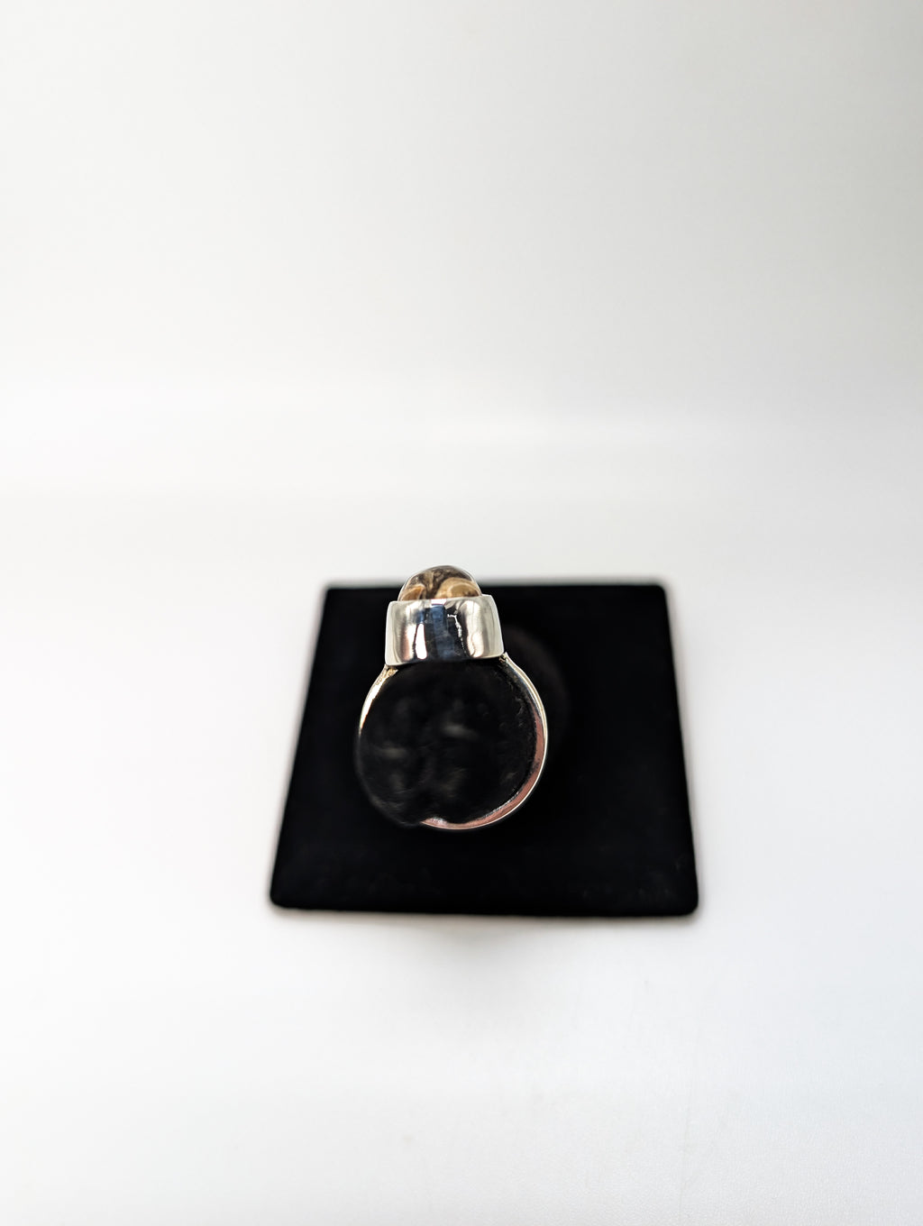 Seashell Fossil Silver Ring .925 Silver