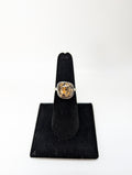 Seashell Fossil Silver Ring .925 Silver