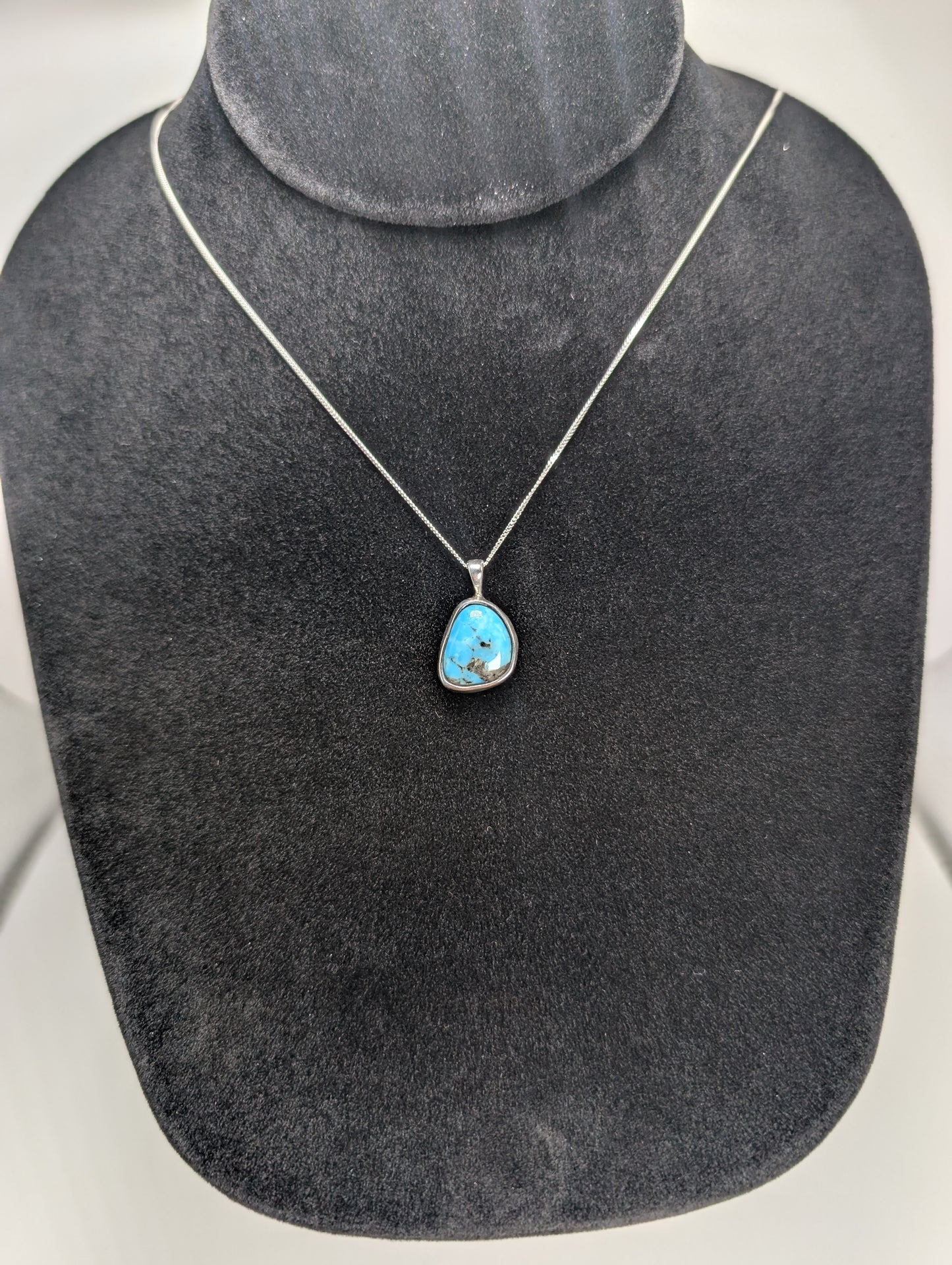 Nacozari Turquoise .925 Silver Pendant