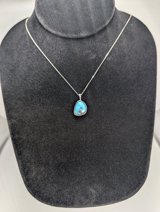 Nacozari Turquoise .925 Silver Pendant