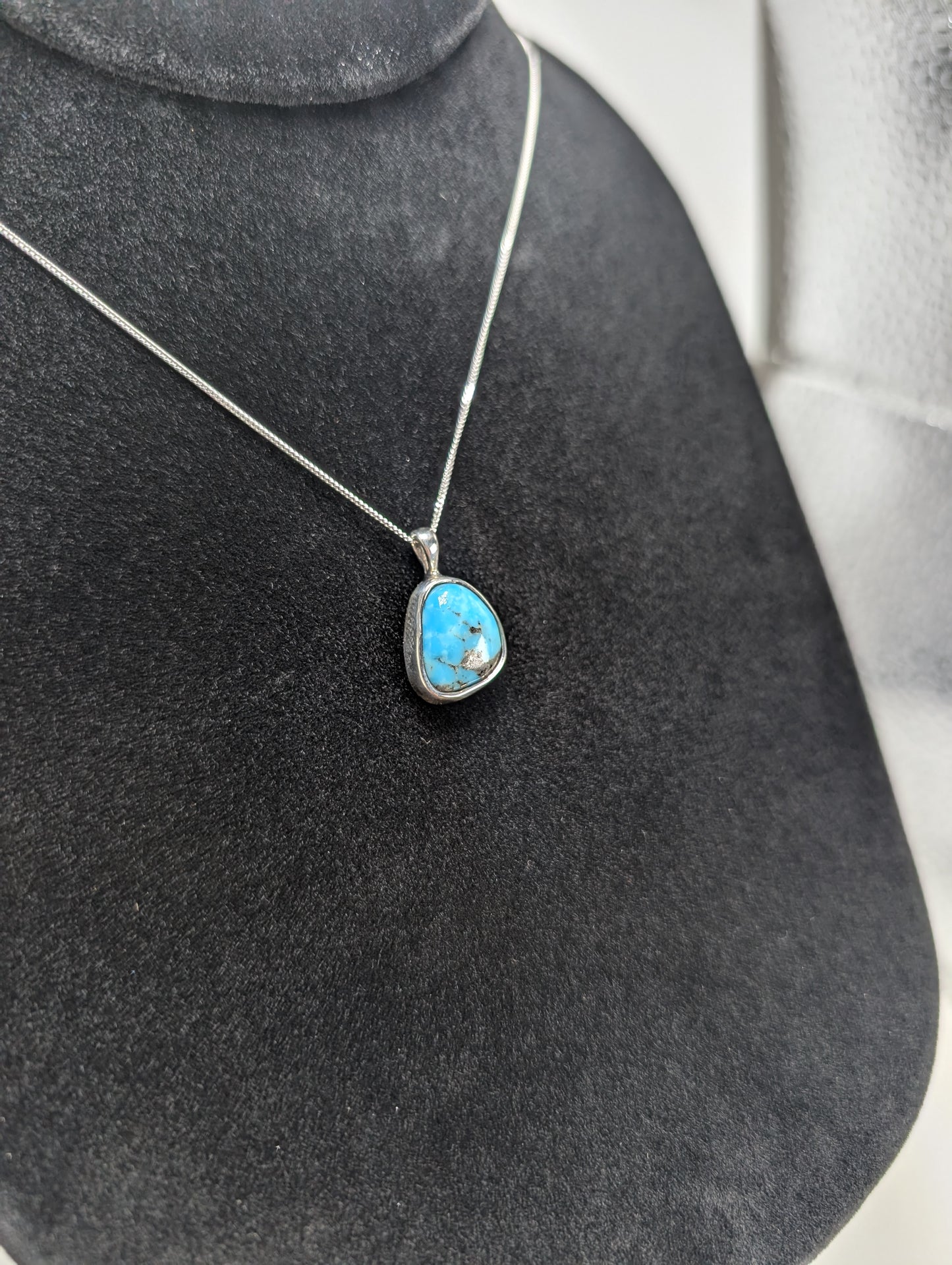 Nacozari Turquoise .925 Silver Pendant