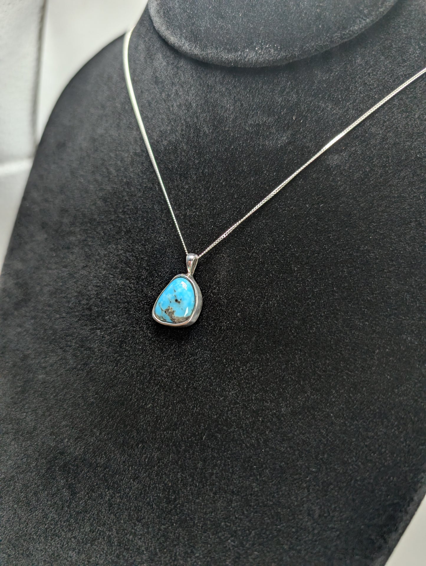 Nacozari Turquoise .925 Silver Pendant
