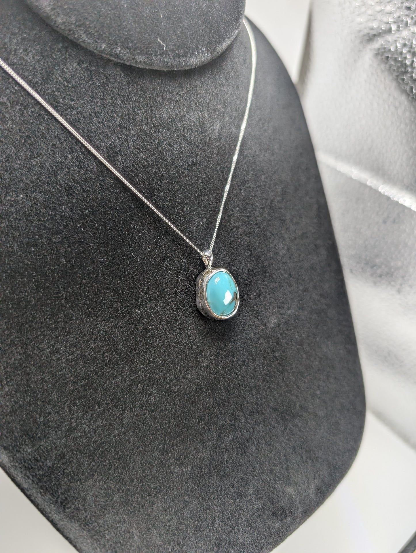 Sonora Gold Turquoise .925 Silver Pendant