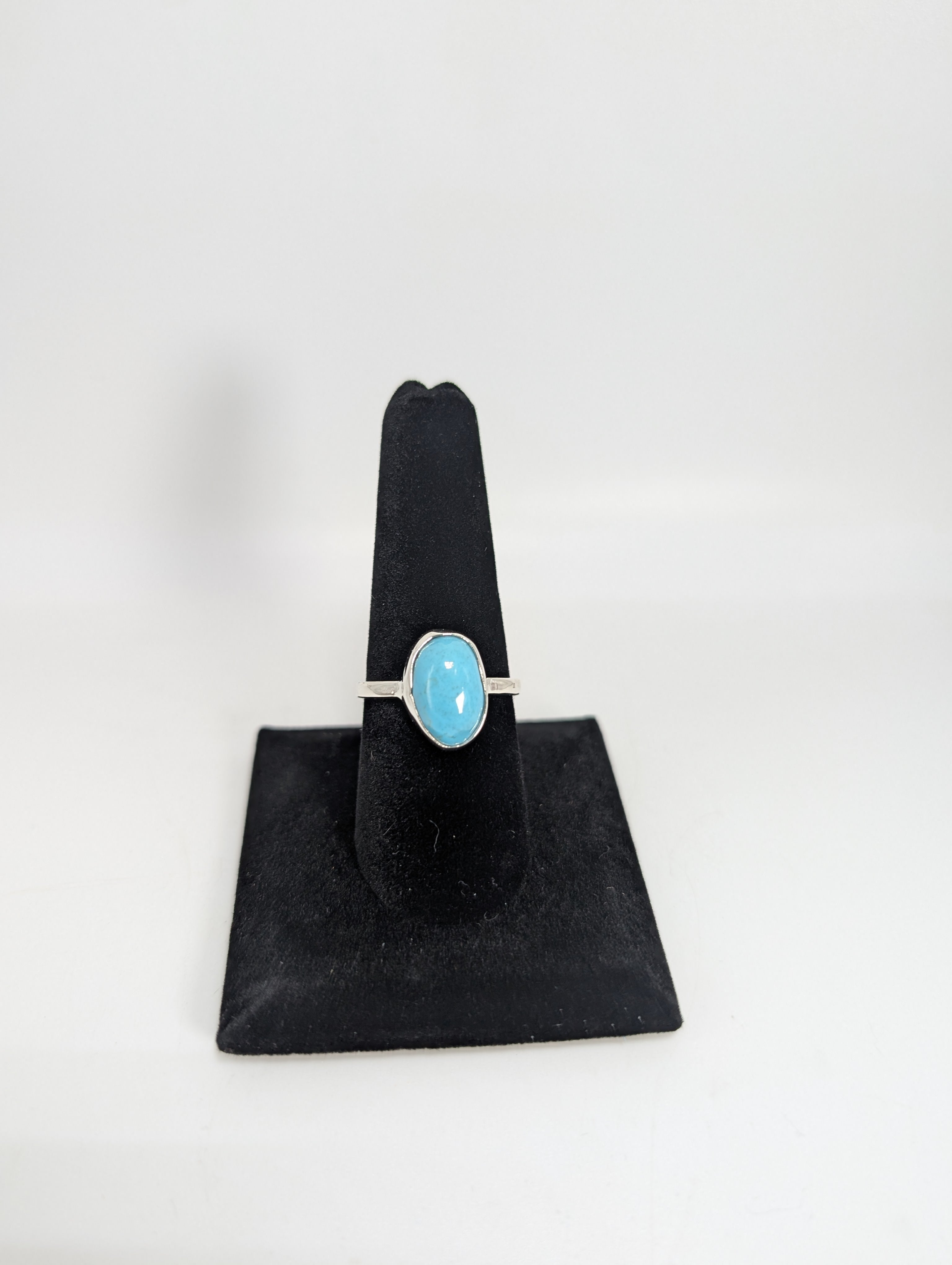 Sleeping Beauty Turquoise Ring .925 Silver (Copy)