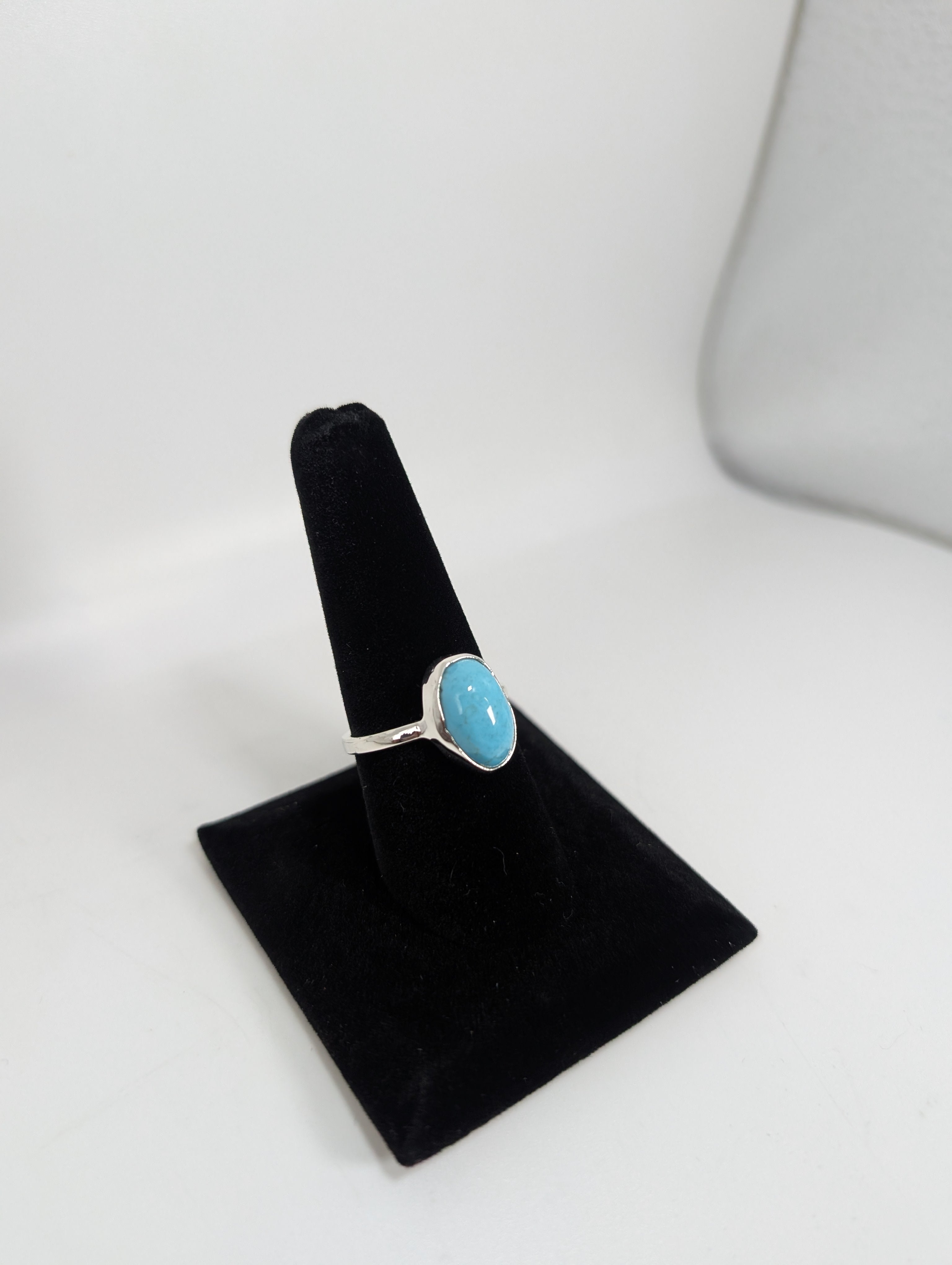 Sleeping Beauty Turquoise Ring .925 Silver (Copy)