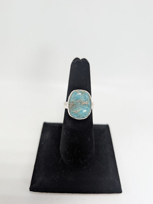 Colorado Amazonite Silver Ring .925 Silver