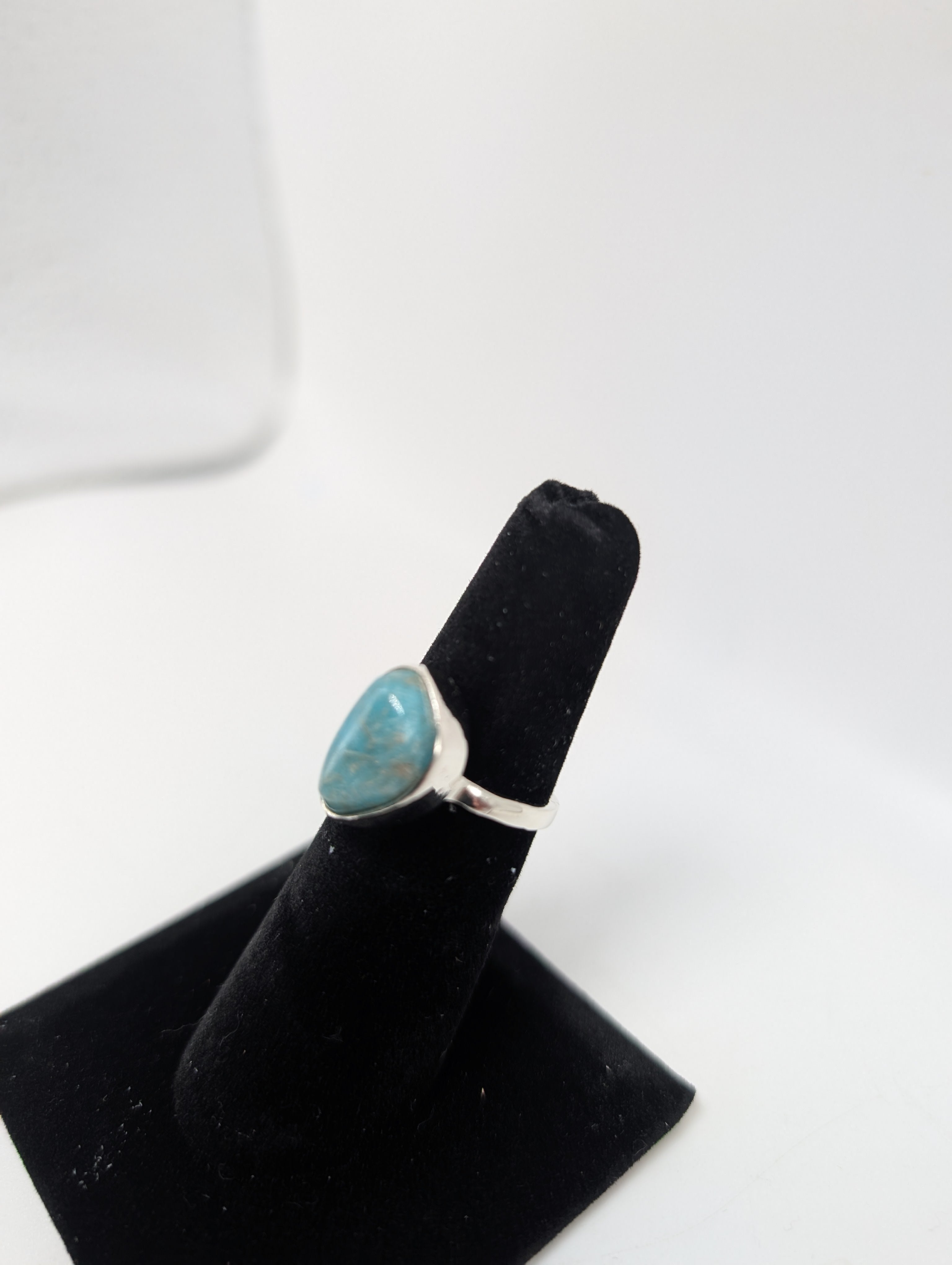 Colorado Amazonite Silver Ring .925 Silver