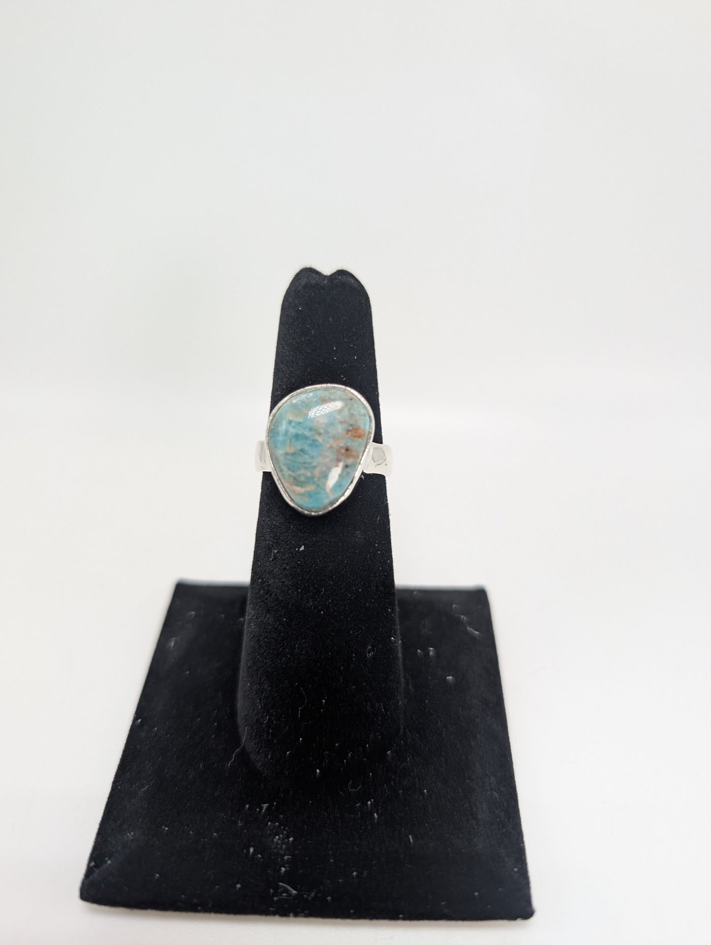 Colorado Amazonite Silver Ring .925 Silver