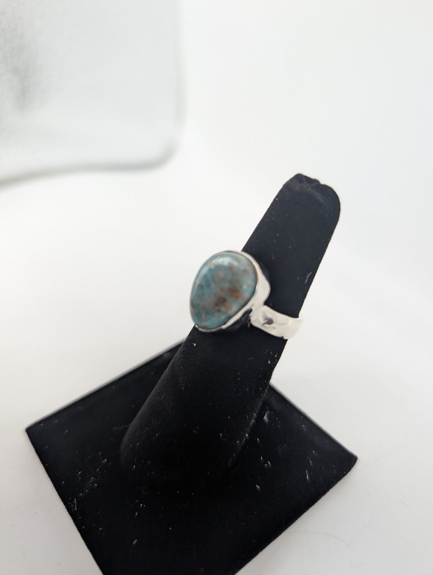Colorado Amazonite Silver Ring .925 Silver