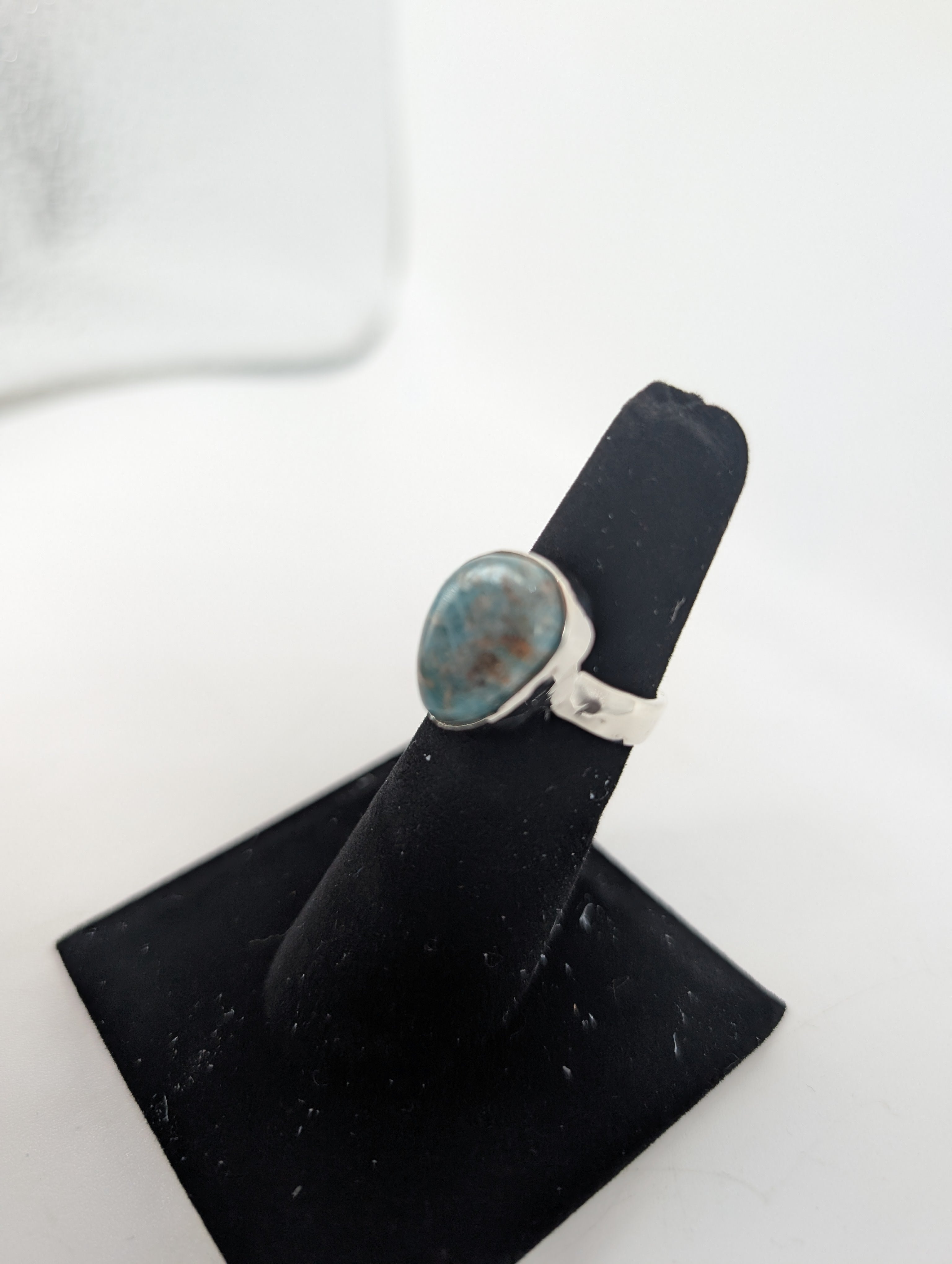 Colorado Amazonite Silver Ring .925 Silver