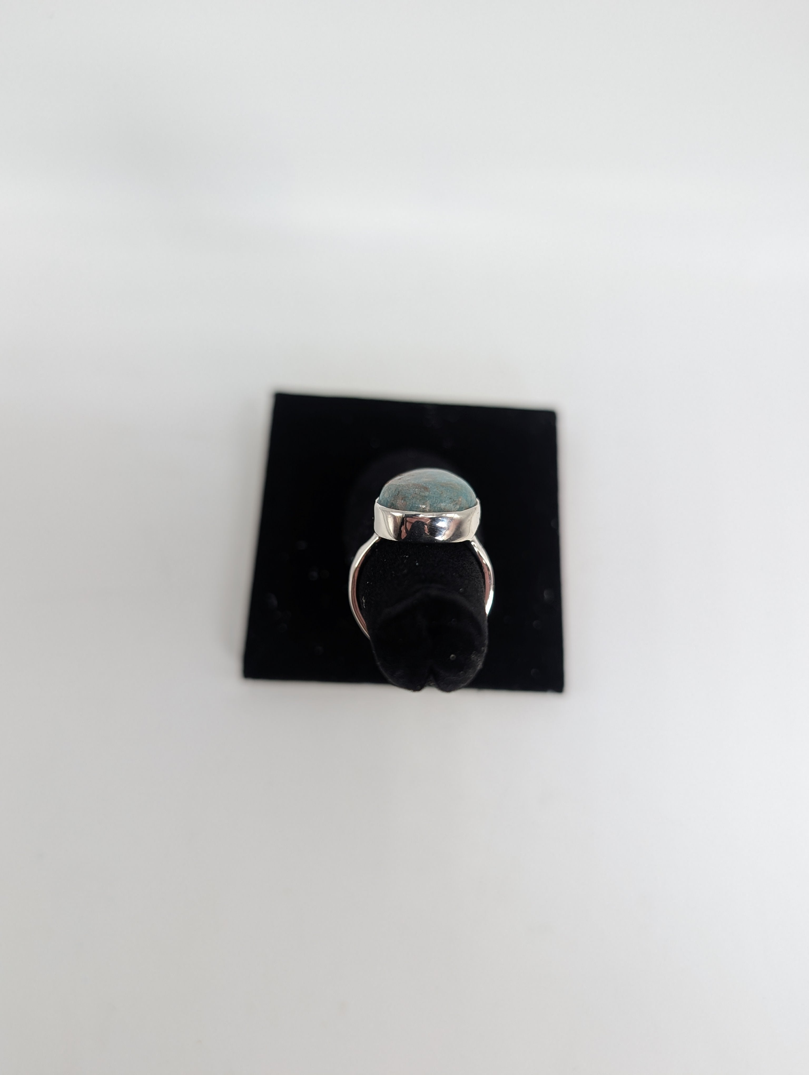 Colorado Amazonite Silver Ring .925 Silver