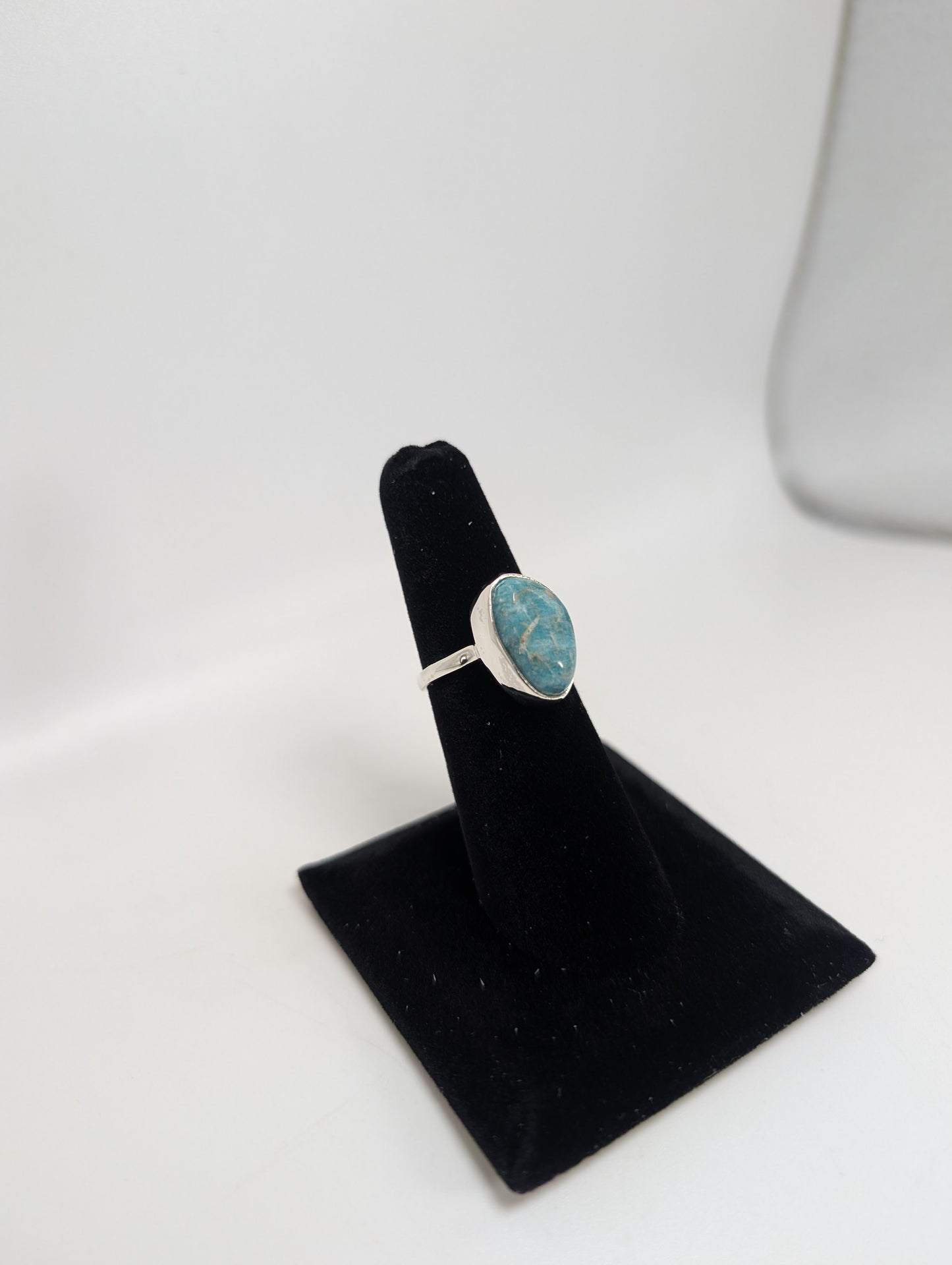 Colorado Amazonite Silver Ring .925 Silver