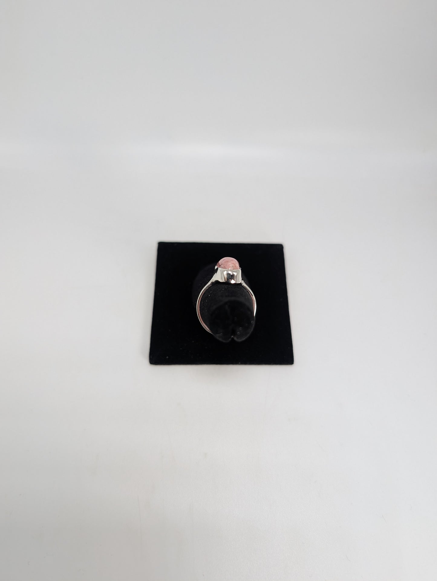 Madagascar Banded Rhodochrosite Silver Ring