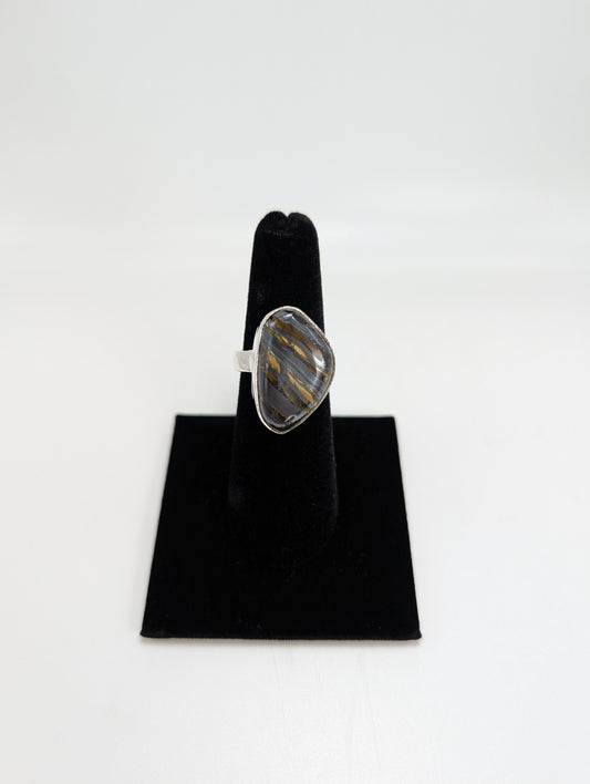 Tigers Eye .925 Silver Ring