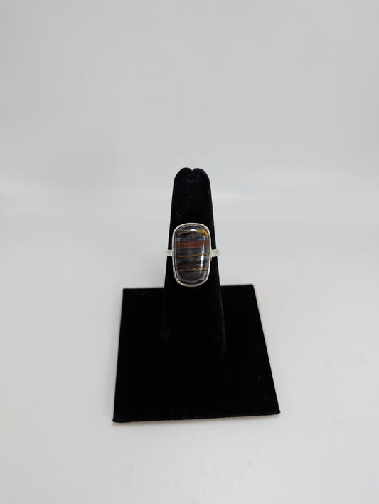 Tigers Eye .925 Silver Ring