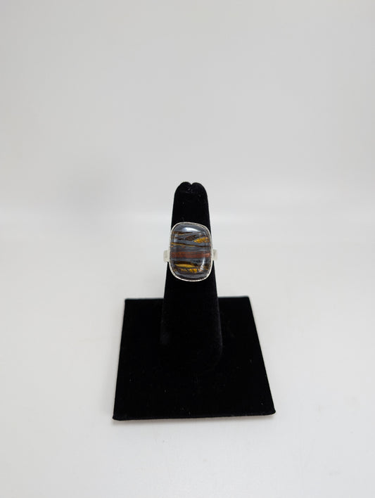 Tigers Eye .925 Silver Ring