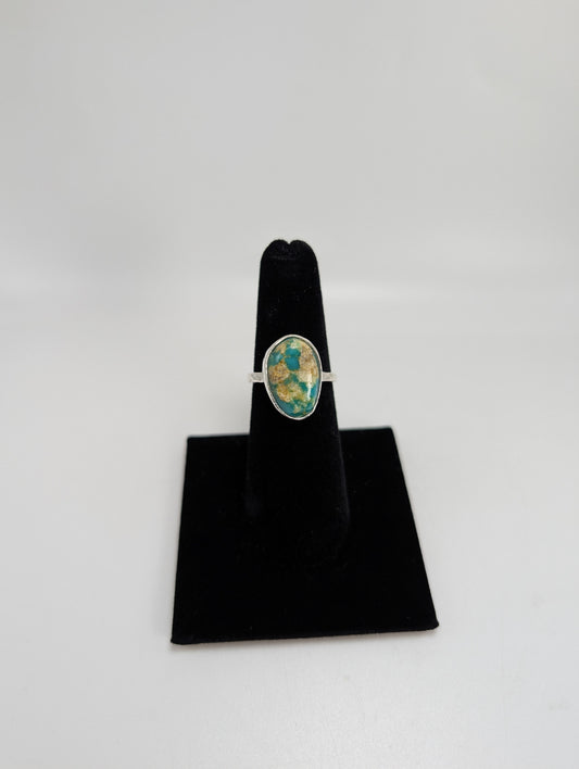 #9 Turquoise .925 Silver Ring
