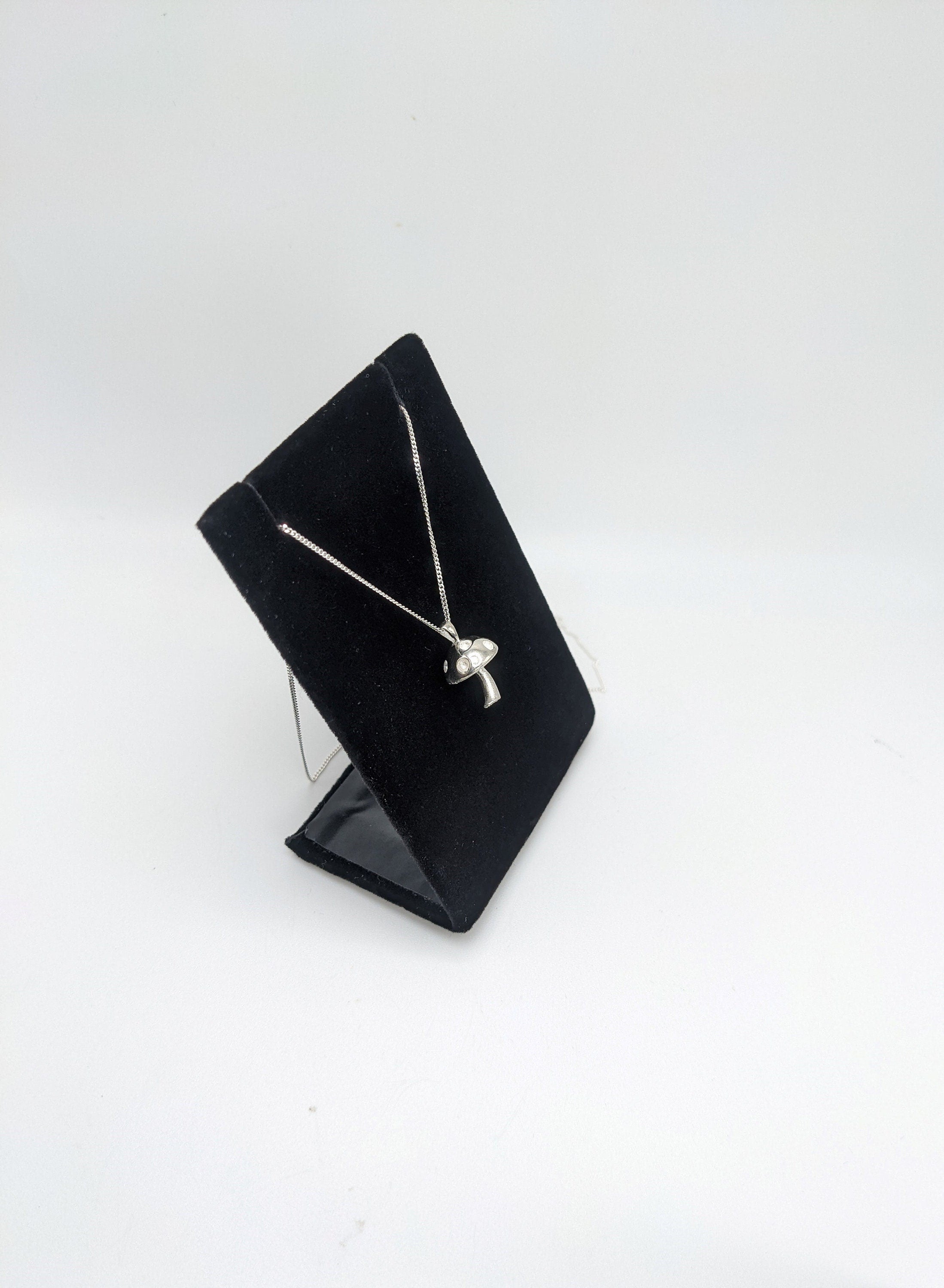 Mushroom Pendant .925 Silver